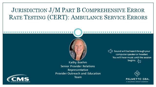 Jurisdiction J/M Part B Comprehensive Error Rate Testing (CERT ...