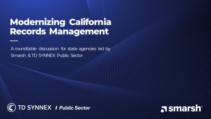 Modernizing California Records Management