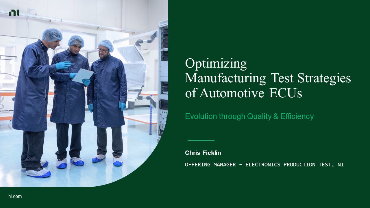 Optimizing Manufacturing Test Strategies of Automotive ECUs