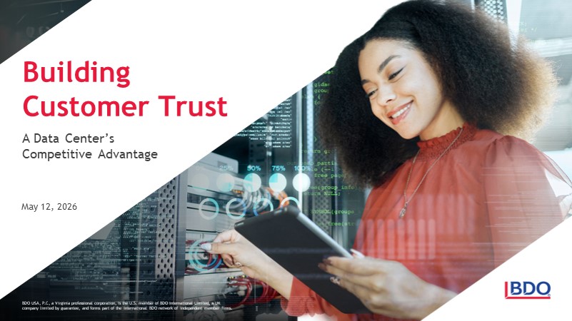 Building Customer Trust: A Data Center’s Competitive Advantage