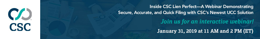 Inside Csc Lien Perfect A Webinar Demonstrating Secure Accurate And Quick Filing With Csc S Newest Ucc Solution January Pm