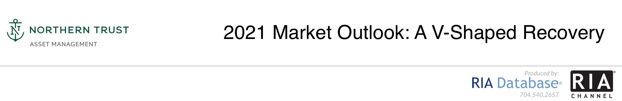  2021 Market Outlook: A V-Shaped Recovery by Northern Trust Asset Management