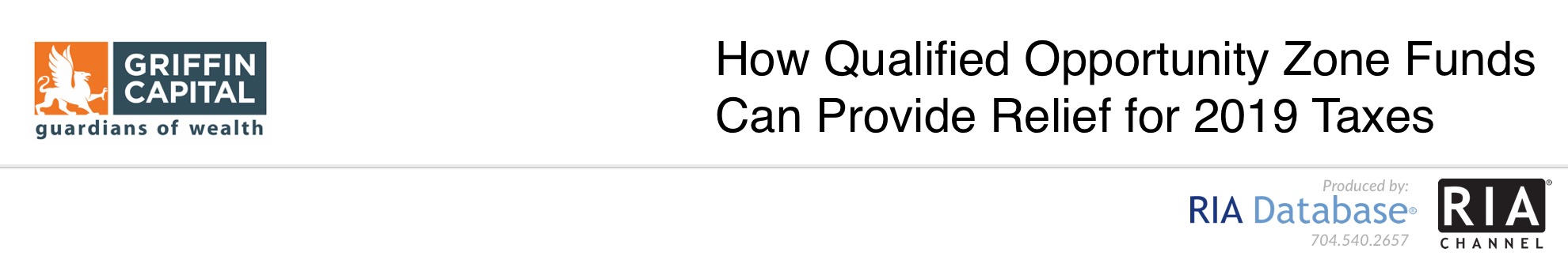 Understanding How Investing in a Qualified Opportunity Zone Fund Can Provide 2019 Tax Relief