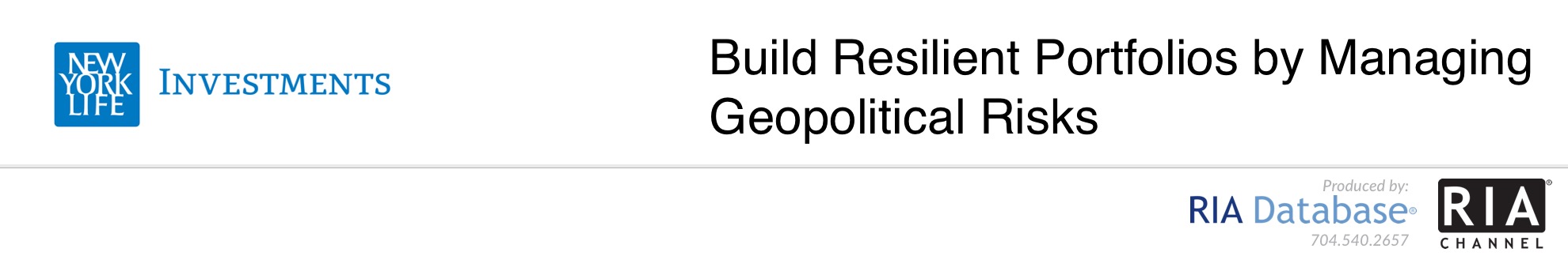 Build Resilient Portfolios by Managing Geopolitical Risks - New York Life Investments