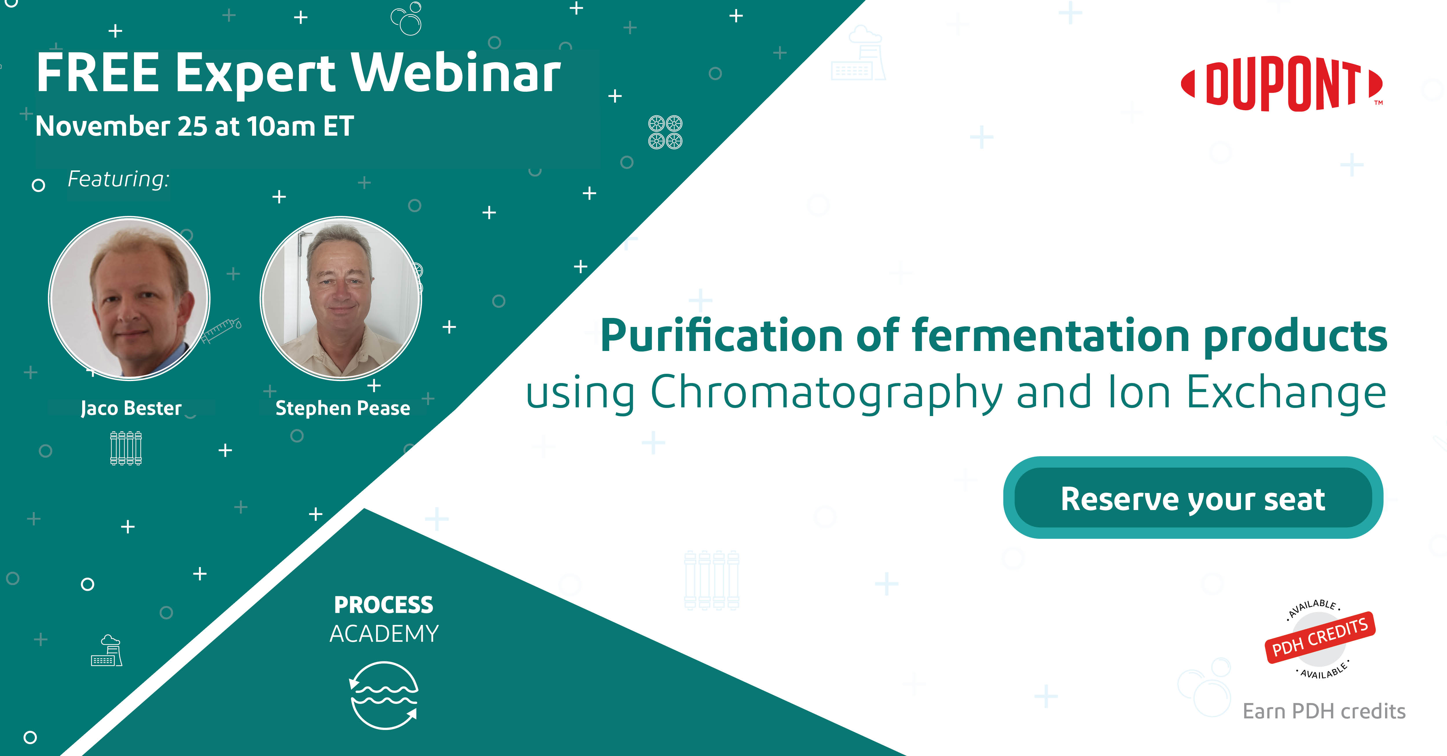 Purification of fermentation products using Chromatography and ion exchange - Nov 25 Webinar 1200x627 V1