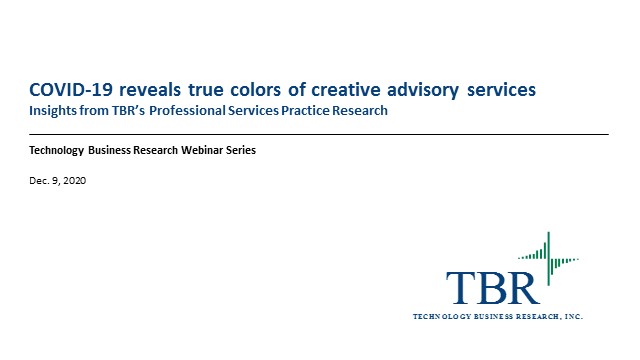 COVID-19 reveals true colors of creative advisory services