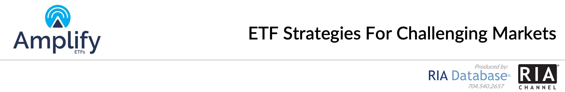 ETF Strategies to Help Thrive in Changing Markets - Amplify ETFs