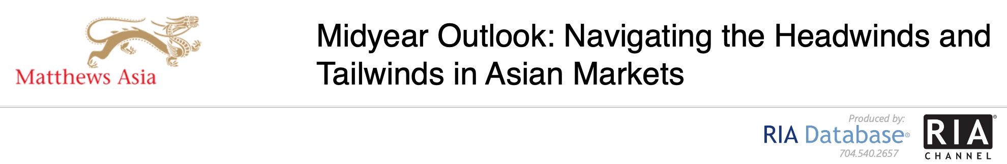 Midyear Outlook: Navigating the Headwinds and Tailwinds in Asian Markets