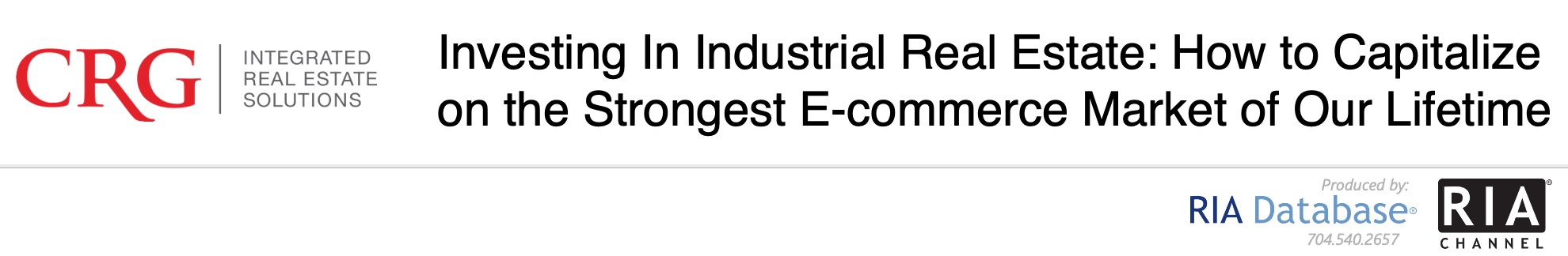 Investing In Industrial Real Estate: How to Capitalize on the Strongest E-commerce Market of Our Lifetime