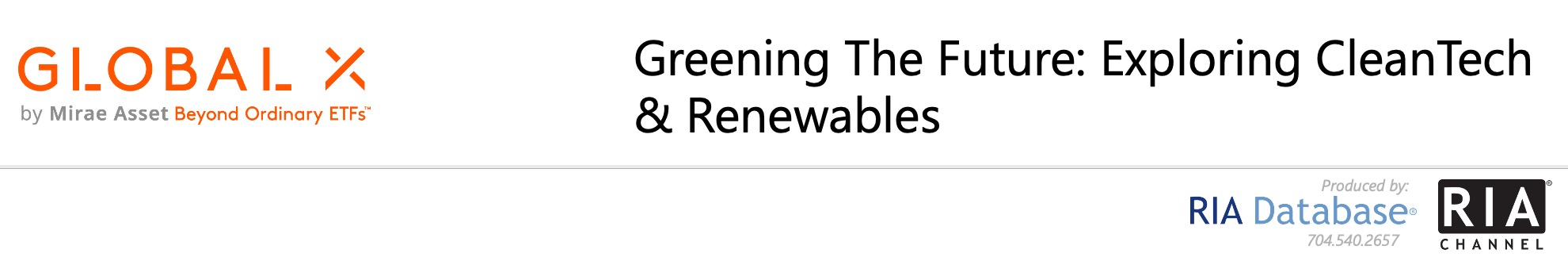Greening The Future: Exploring CleanTech & Renewables