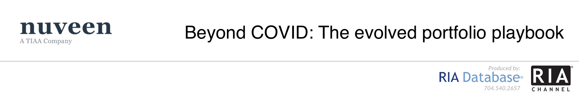 Beyond COVID: The evolved portfolio playbook