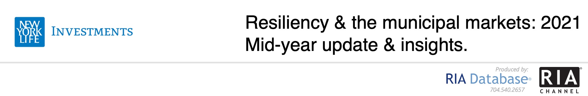 Resiliency & the municipal markets: 2021 Mid-year update & insights.