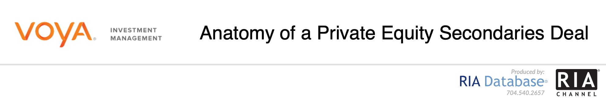 Anatomy of a Private Equity Secondaries Deal