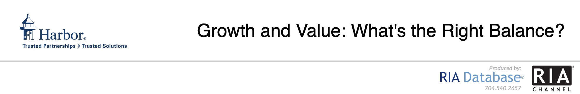 Growth and Value: What's the Right Balance?