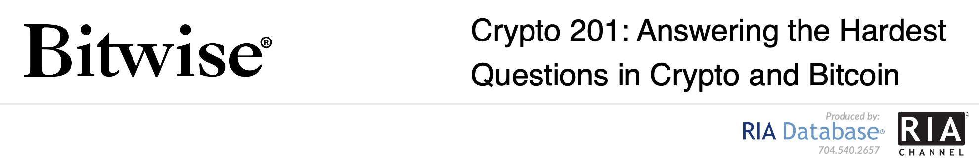 Crypto 201: Answering The Hardest Questions In Crypto and Bitcoin