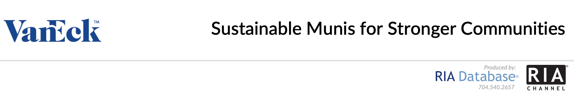 Sustainable Munis for Stronger Communities