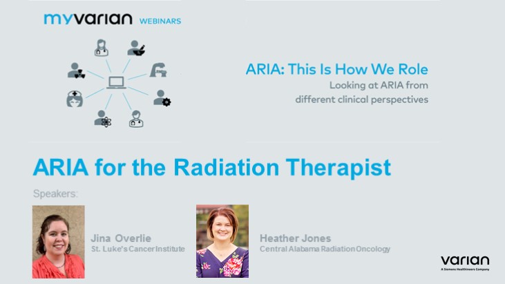 MyVarian webinar: ARIA for the Radiation Therapist (2021-11-09)