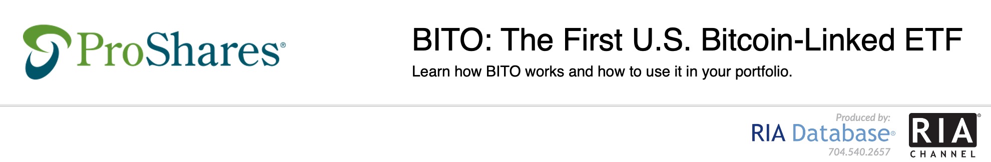 BITO: The First U.S. Bitcoin-Linked ETF