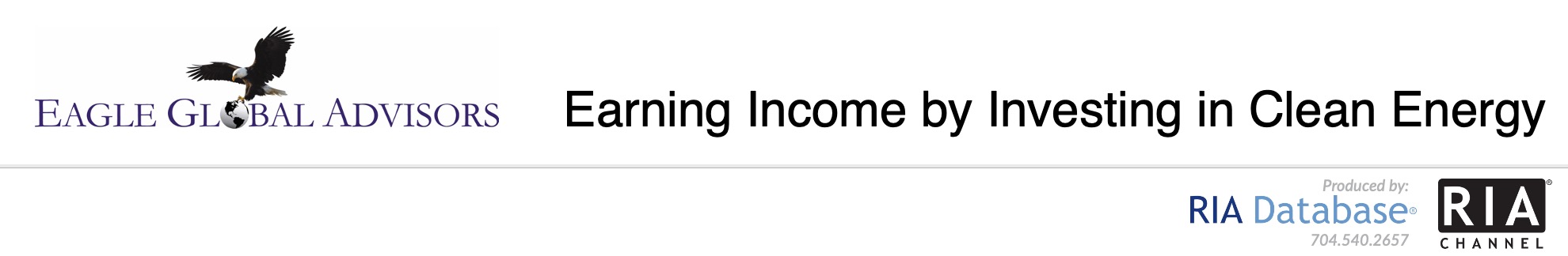 Earning Income by Investing in Clean Energy