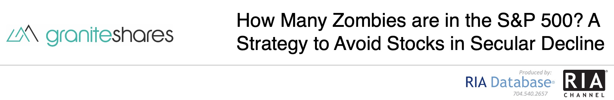 How Many Zombies are in the S&P 500? A Strategy to Avoid Stocks in Secular Decline