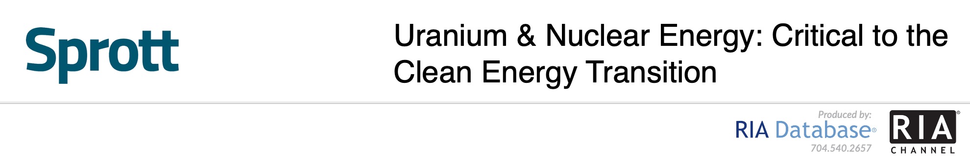 Uranium and Nuclear Energy: Their Roles in the Energy Transition