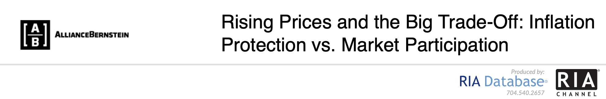 Rising Prices and the Big Tradeoff: Inflation Protection vs. Market Participation