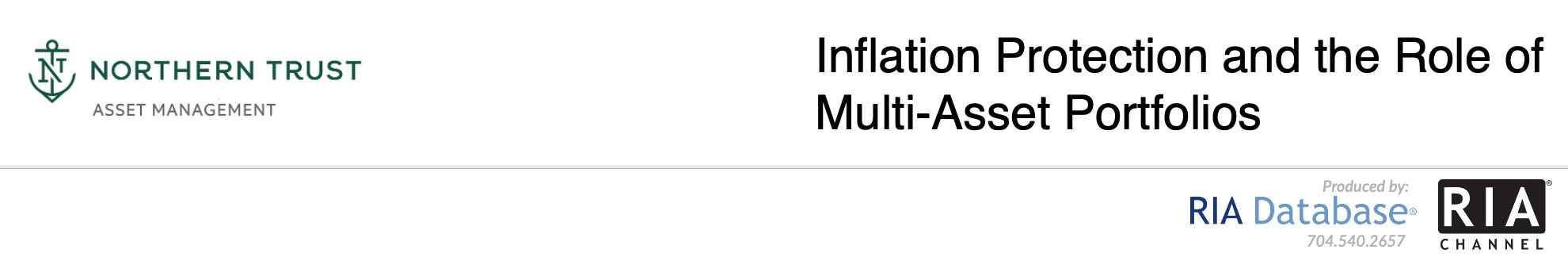 Inflation Protection and the Role of Multi-Asset Portfolios