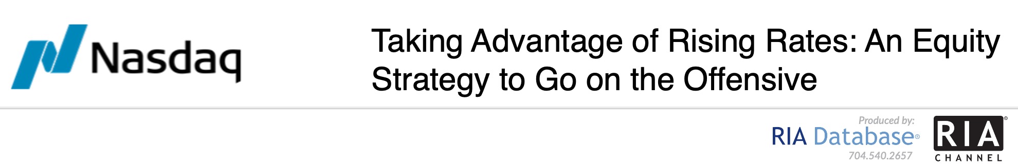 Taking Advantage of Rising Rates: An Equity Strategy to Go on the Offensive