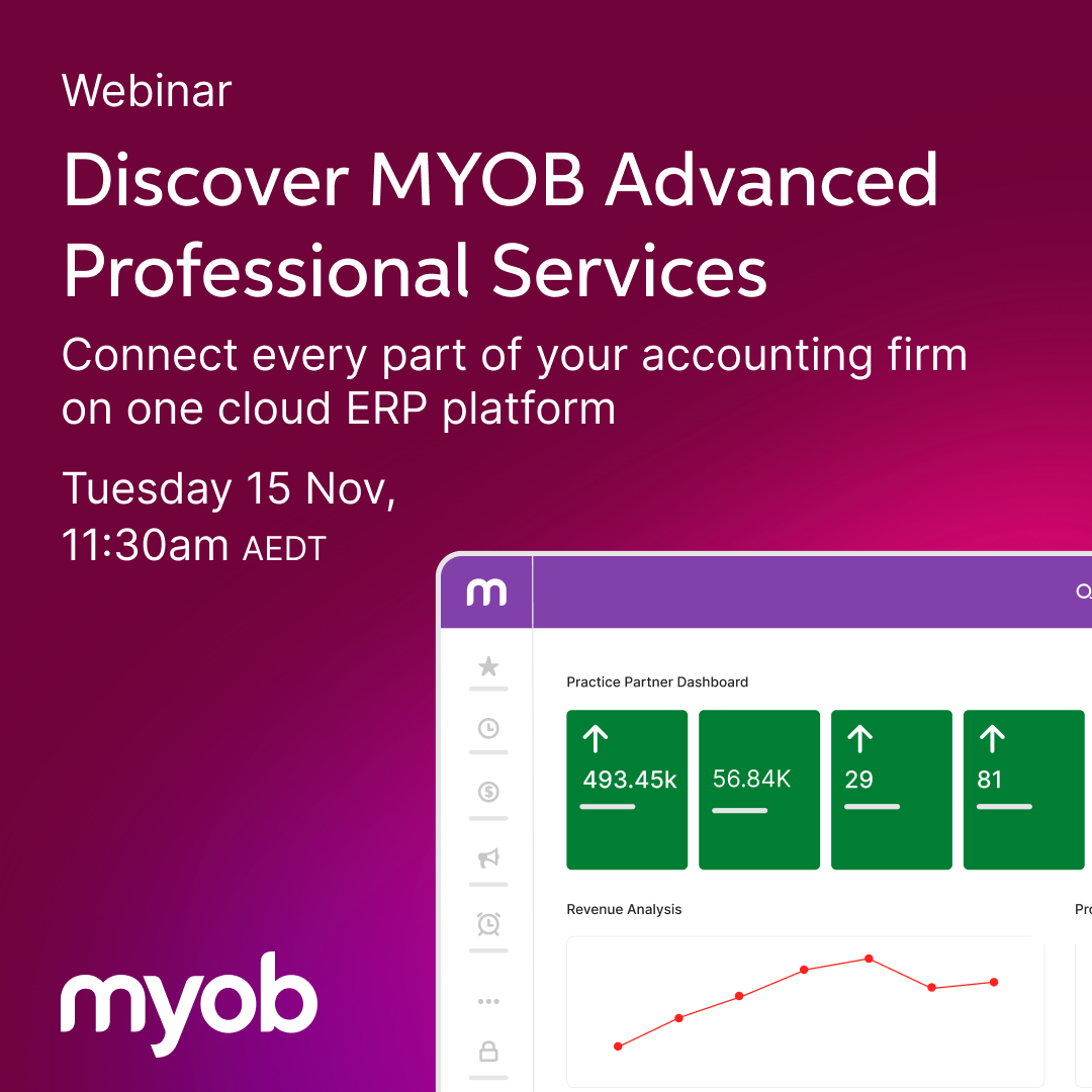 Discover MYOB Advanced Professional Services