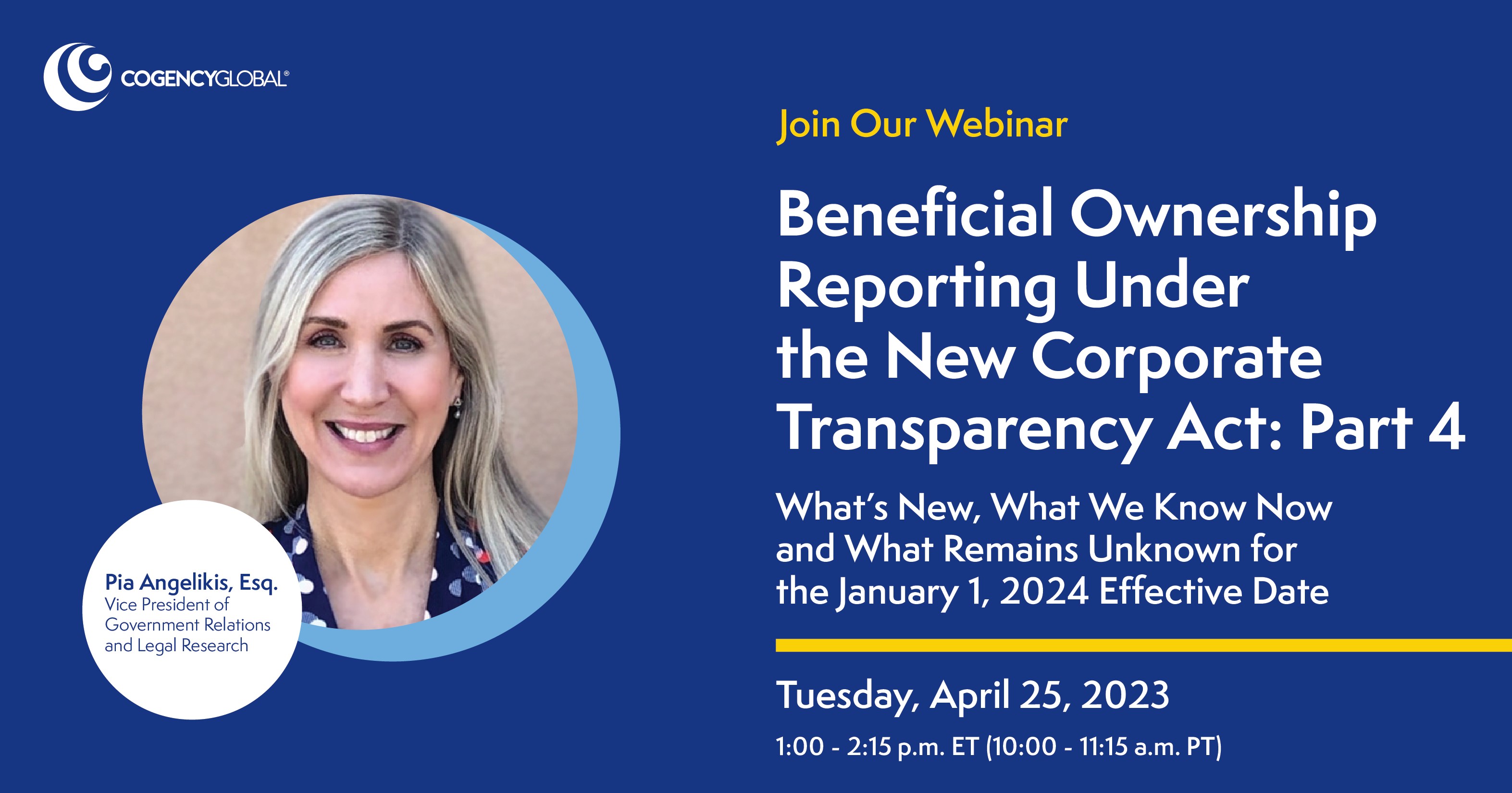 Beneficial Ownership Reporting Under the New Corporate Transparency Act
