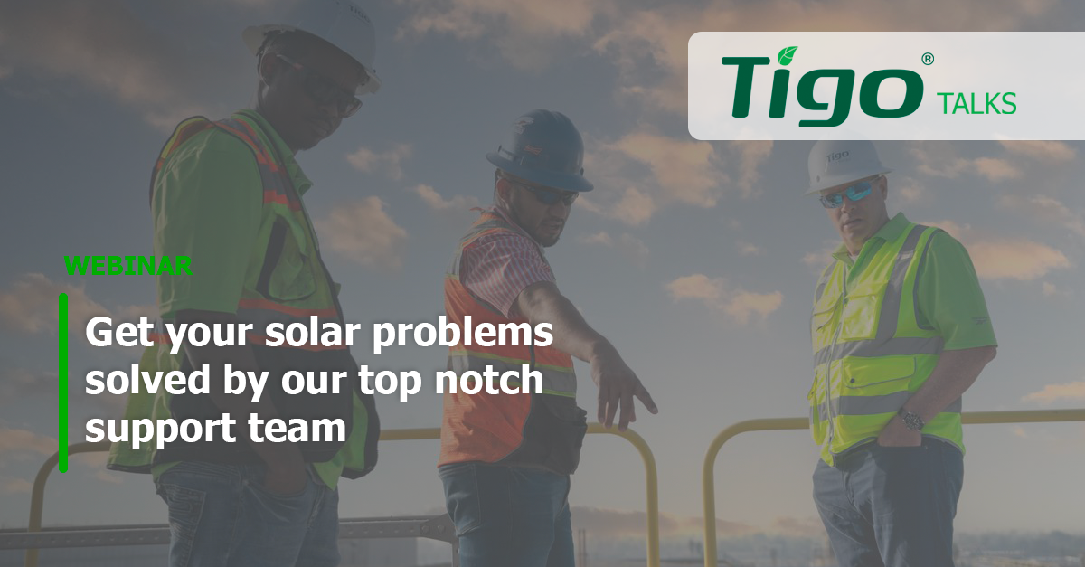 Get your solar problems solved by our top notch support team