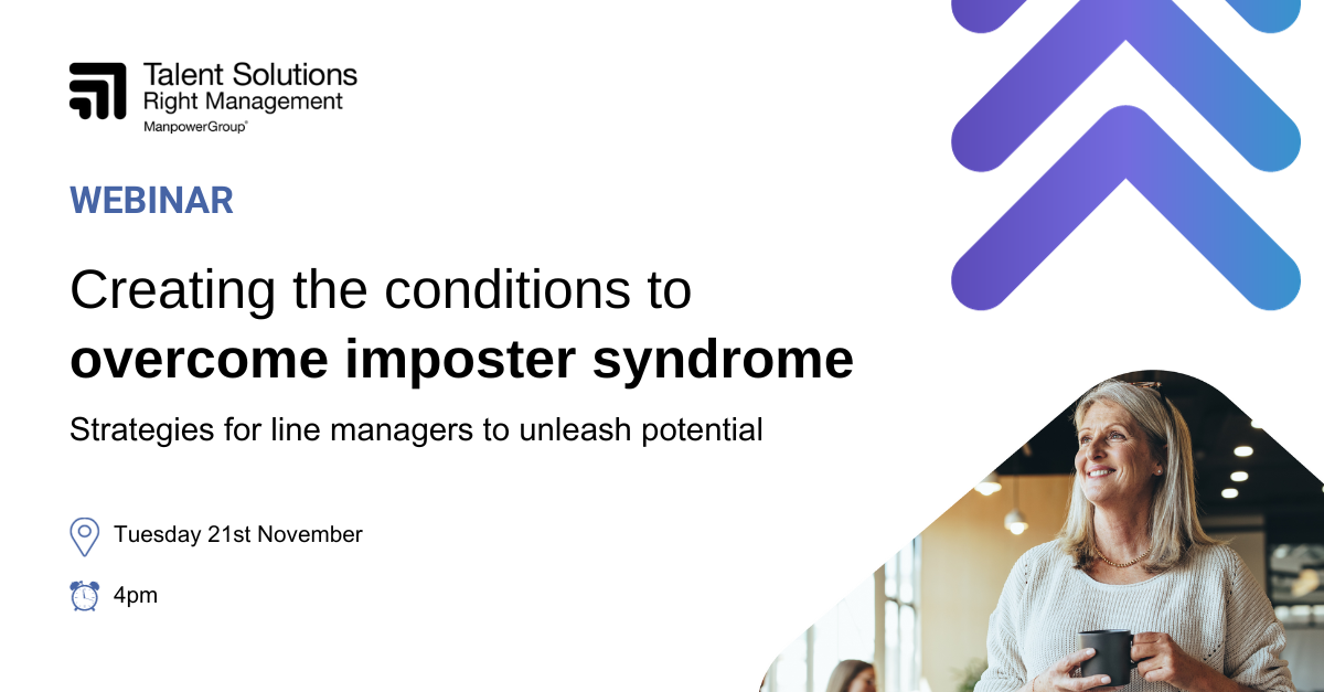 Creating the conditions to overcome imposter syndrome