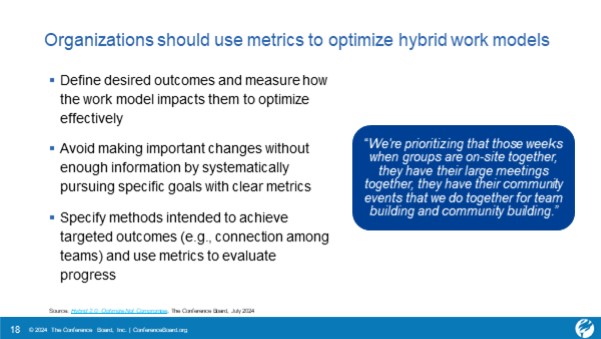 Many organizations are making changes based on limited metrics