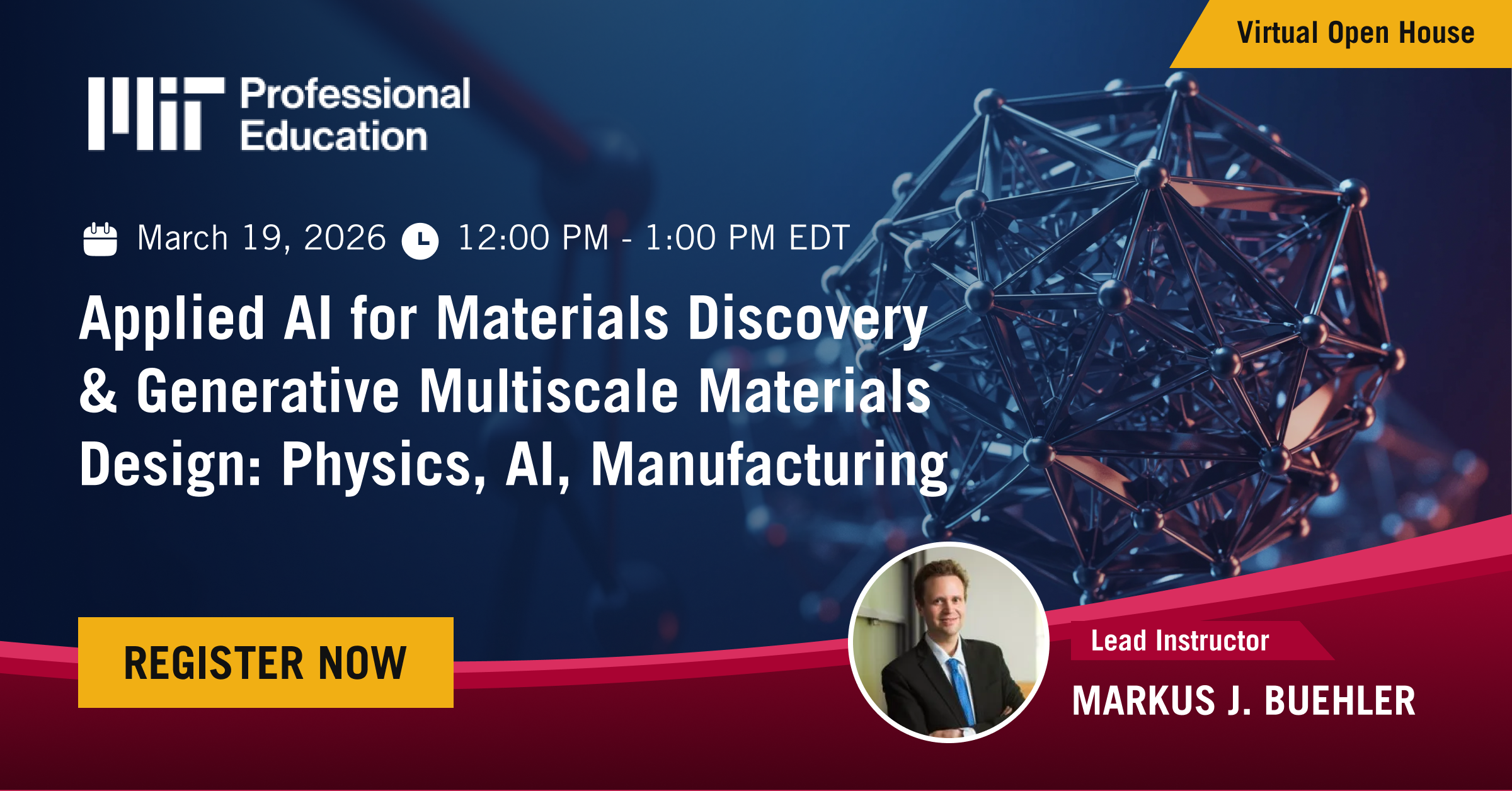Open House : Applied AI for Materials Discovery & Generative Multiscale ...